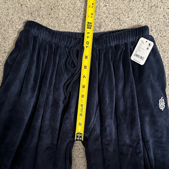 NWT FP Movement by Free People Velour Momentum Pants ~ Navy - Picture 11 of 13
